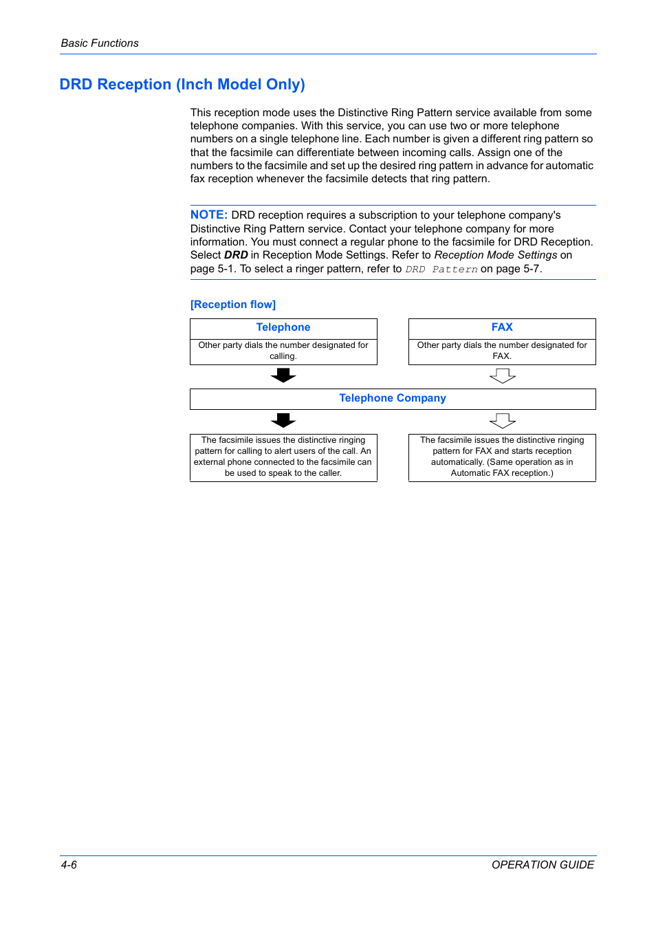 Drd reception (inch model only) | TA Triumph-Adler DC 2316 User Manual | Page 127 / 163