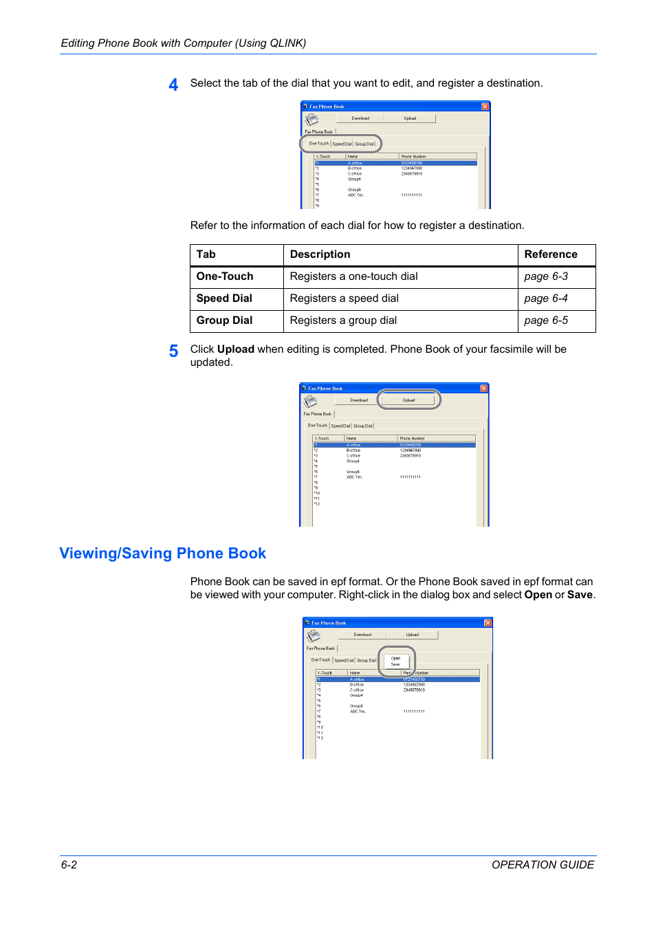 Viewing/saving phone book | TA Triumph-Adler DC 2316 User Manual | Page 143 / 163