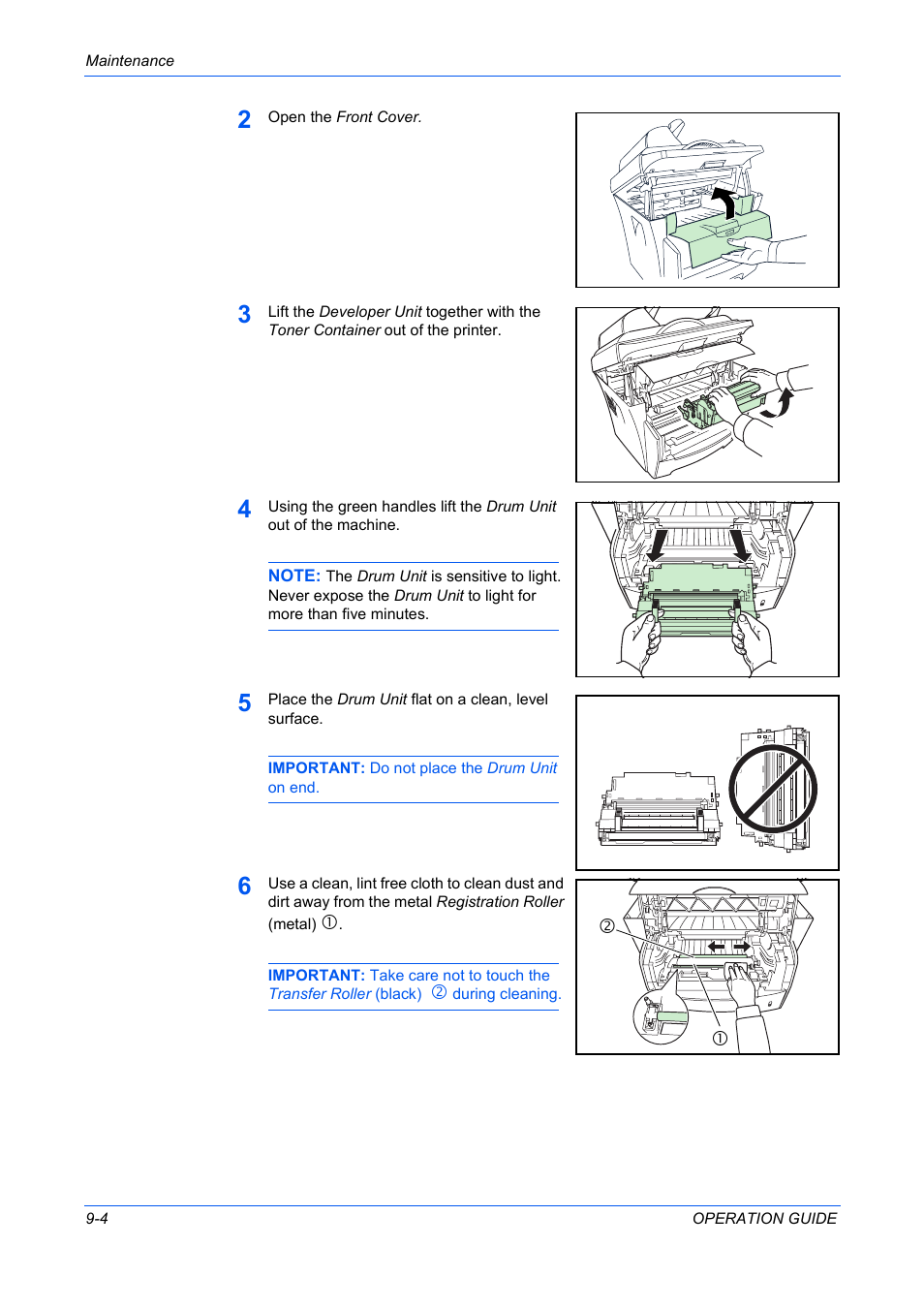 TA Triumph-Adler DC 2316 User Manual | Page 70 / 163