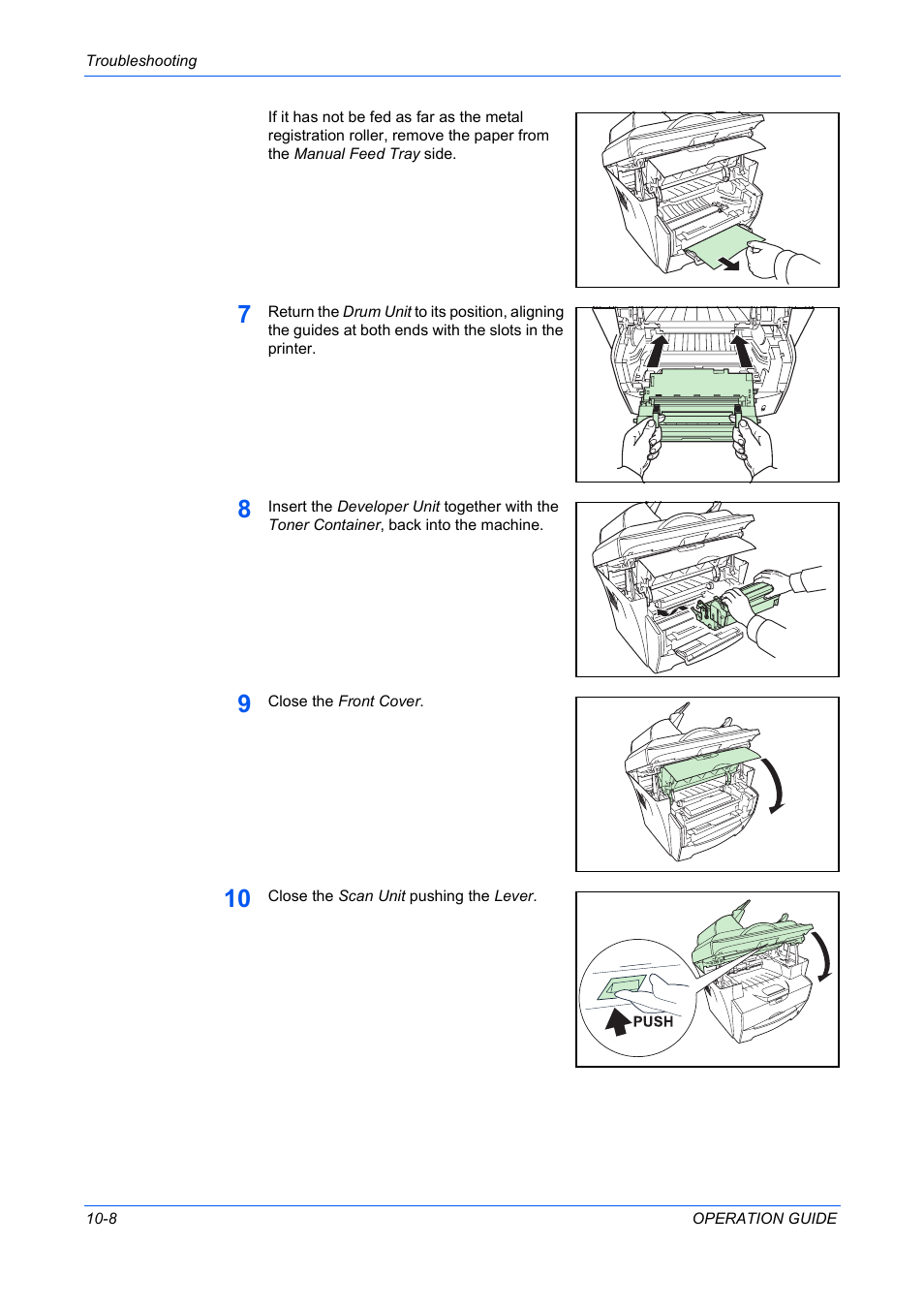 TA Triumph-Adler DC 2316 User Manual | Page 82 / 163