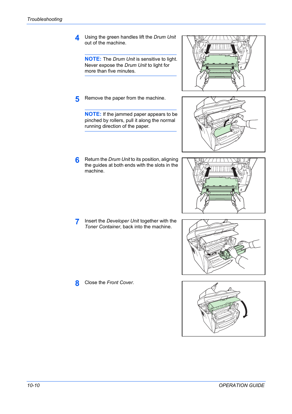 TA Triumph-Adler DC 2316 User Manual | Page 84 / 163