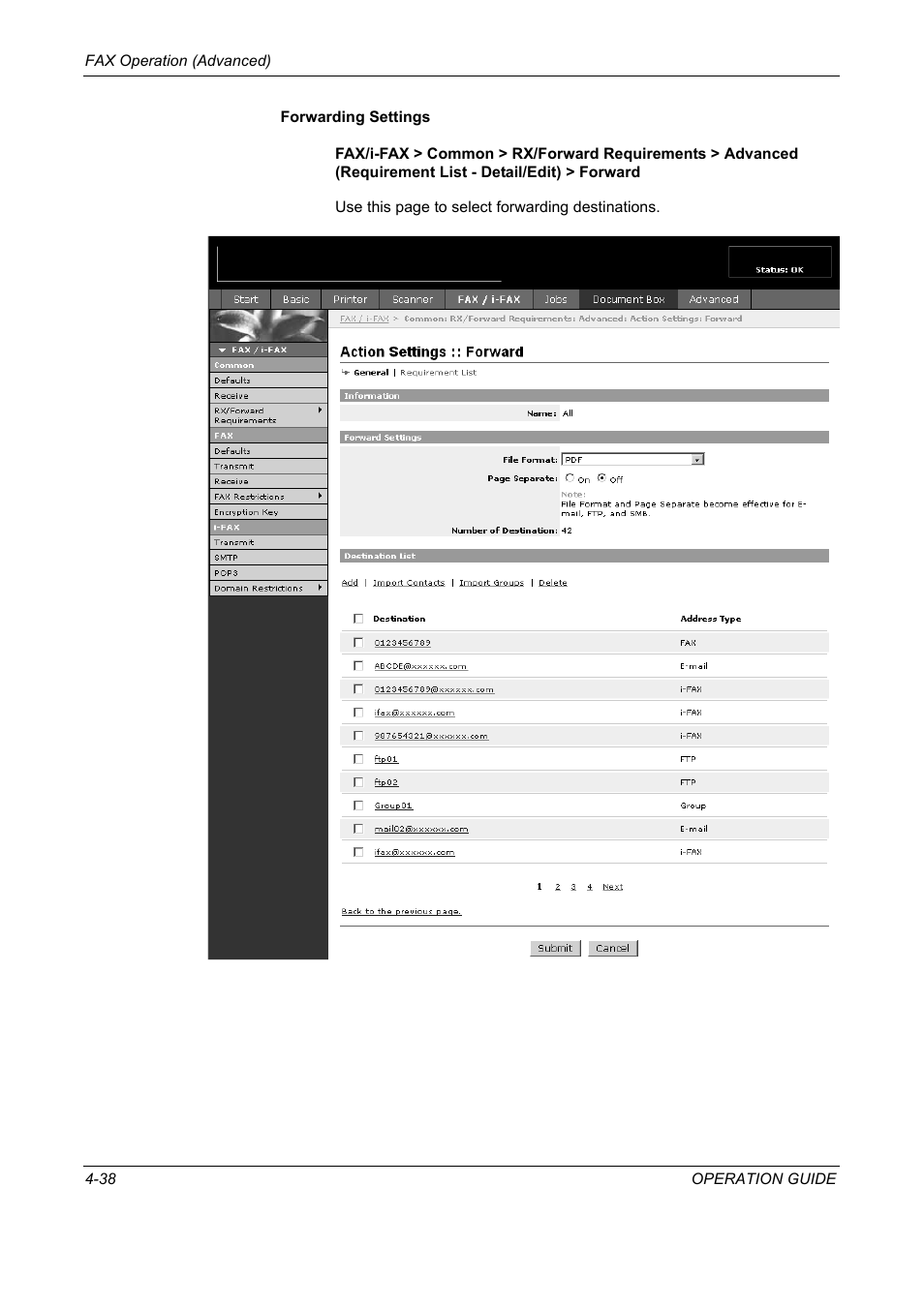 TA Triumph-Adler DC 2325 User Manual | Page 104 / 240