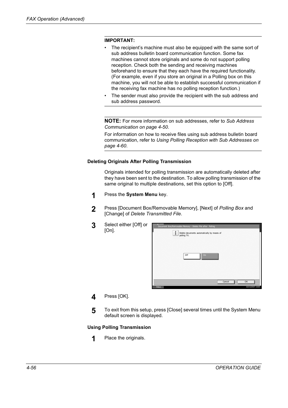 TA Triumph-Adler DC 2325 User Manual | Page 122 / 240