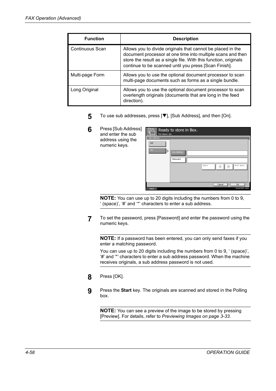 TA Triumph-Adler DC 2325 User Manual | Page 124 / 240