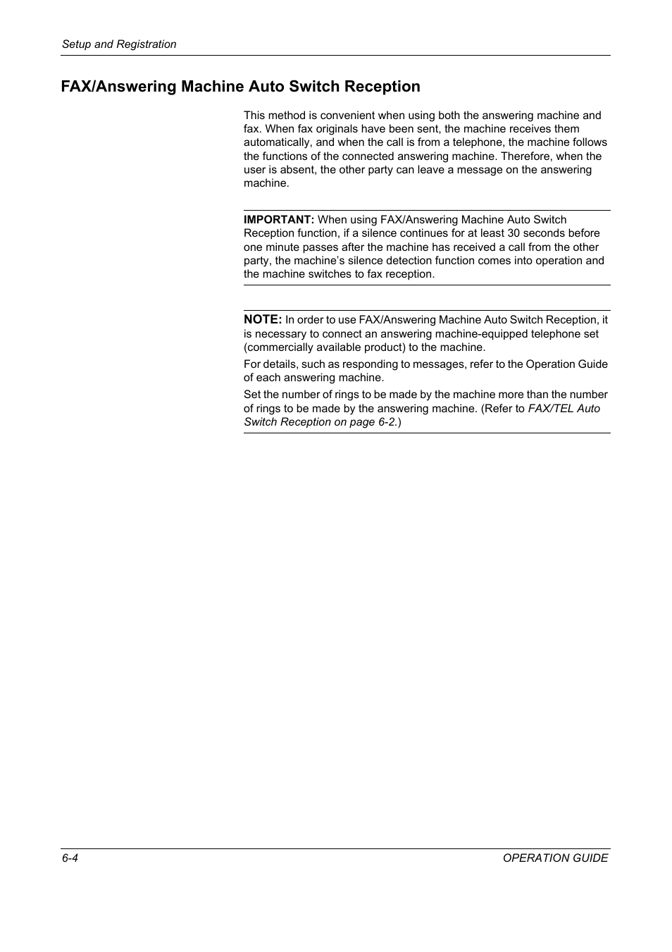 Fax/answering machine auto switch reception, Fax/answering machine auto switch reception -4 | TA Triumph-Adler DC 2325 User Manual | Page 156 / 240