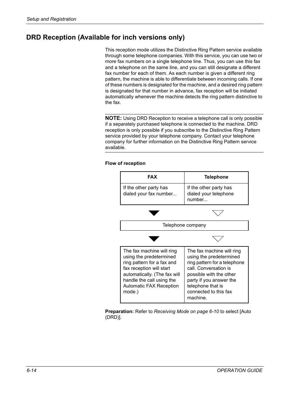 Drd reception (available for inch versions only) | TA Triumph-Adler DC 2325 User Manual | Page 166 / 240