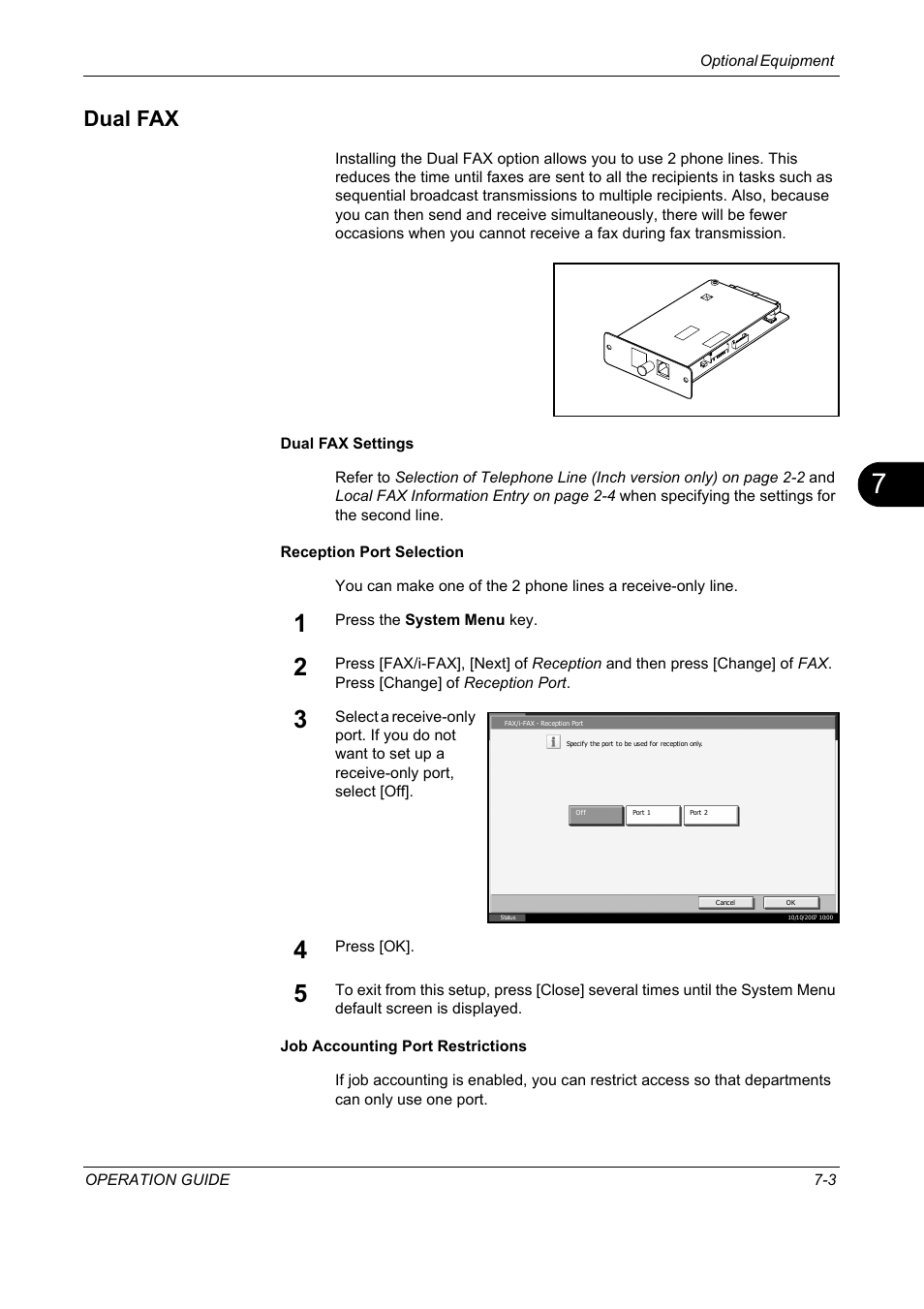 Dual fax, Dual fax -3 | TA Triumph-Adler DC 2325 User Manual | Page 189 / 240
