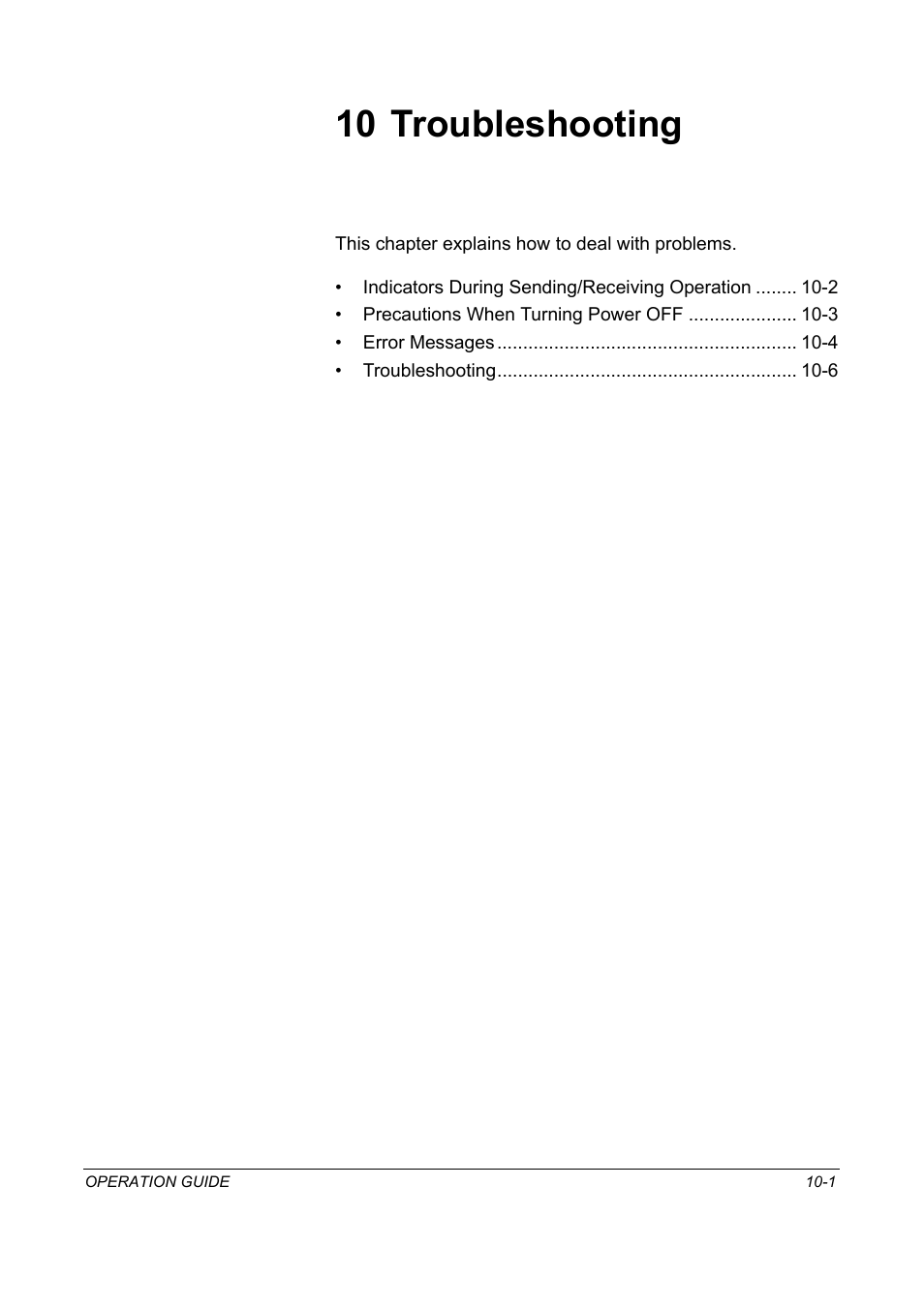 10 troubleshooting, Troubleshooting | TA Triumph-Adler DC 2325 User Manual | Page 211 / 240