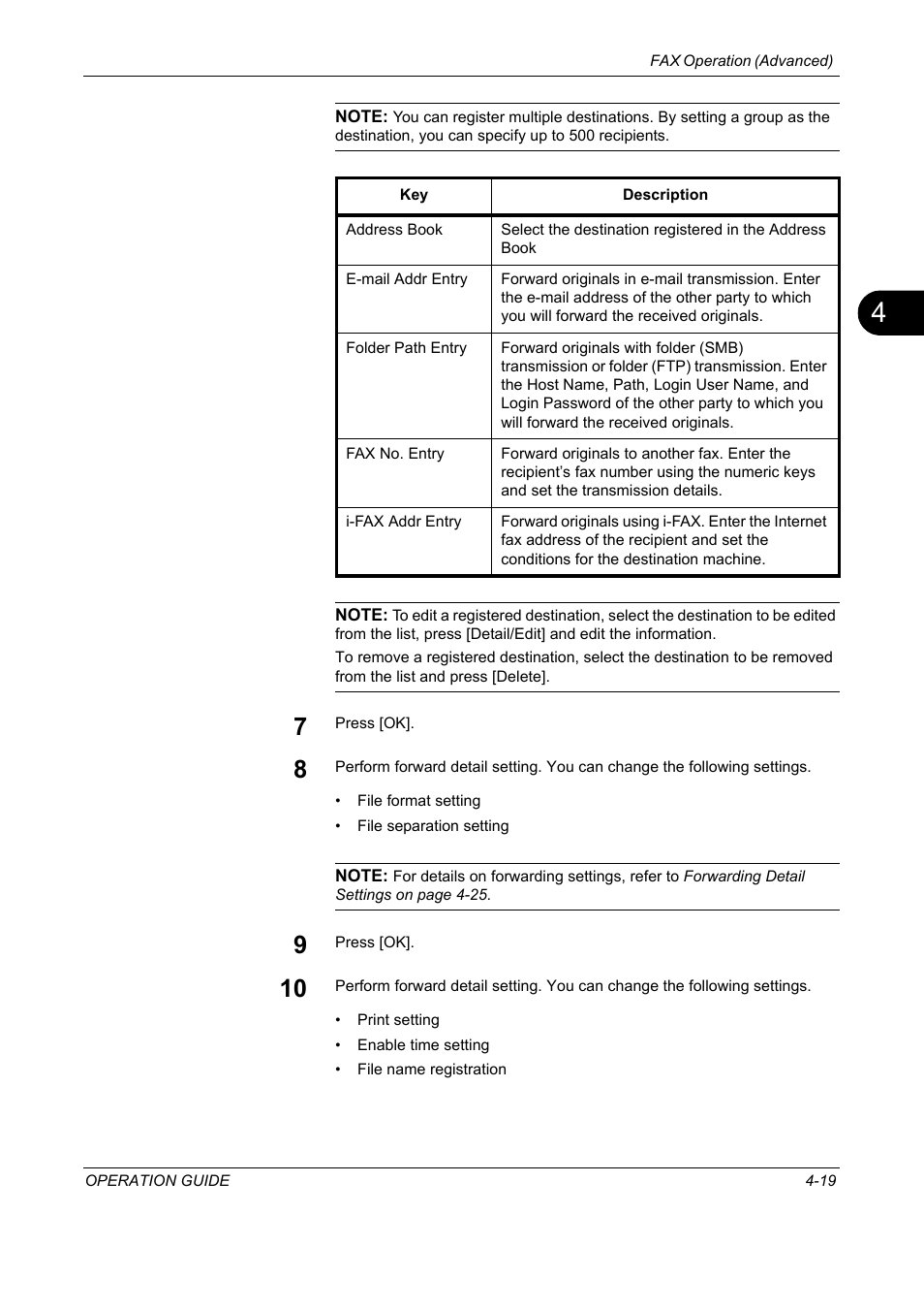 TA Triumph-Adler DC 2325 User Manual | Page 85 / 240