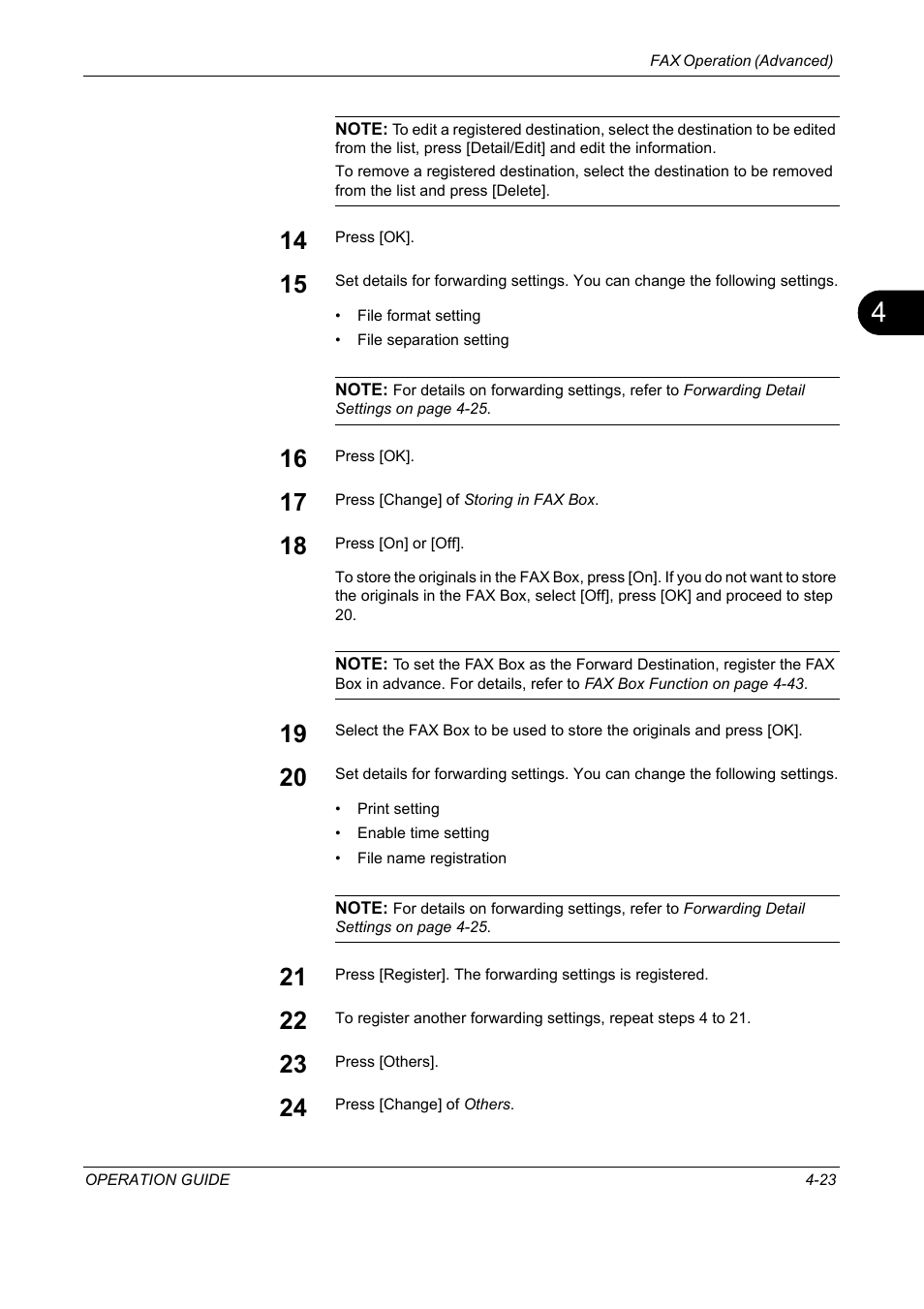 TA Triumph-Adler DC 2325 User Manual | Page 89 / 240