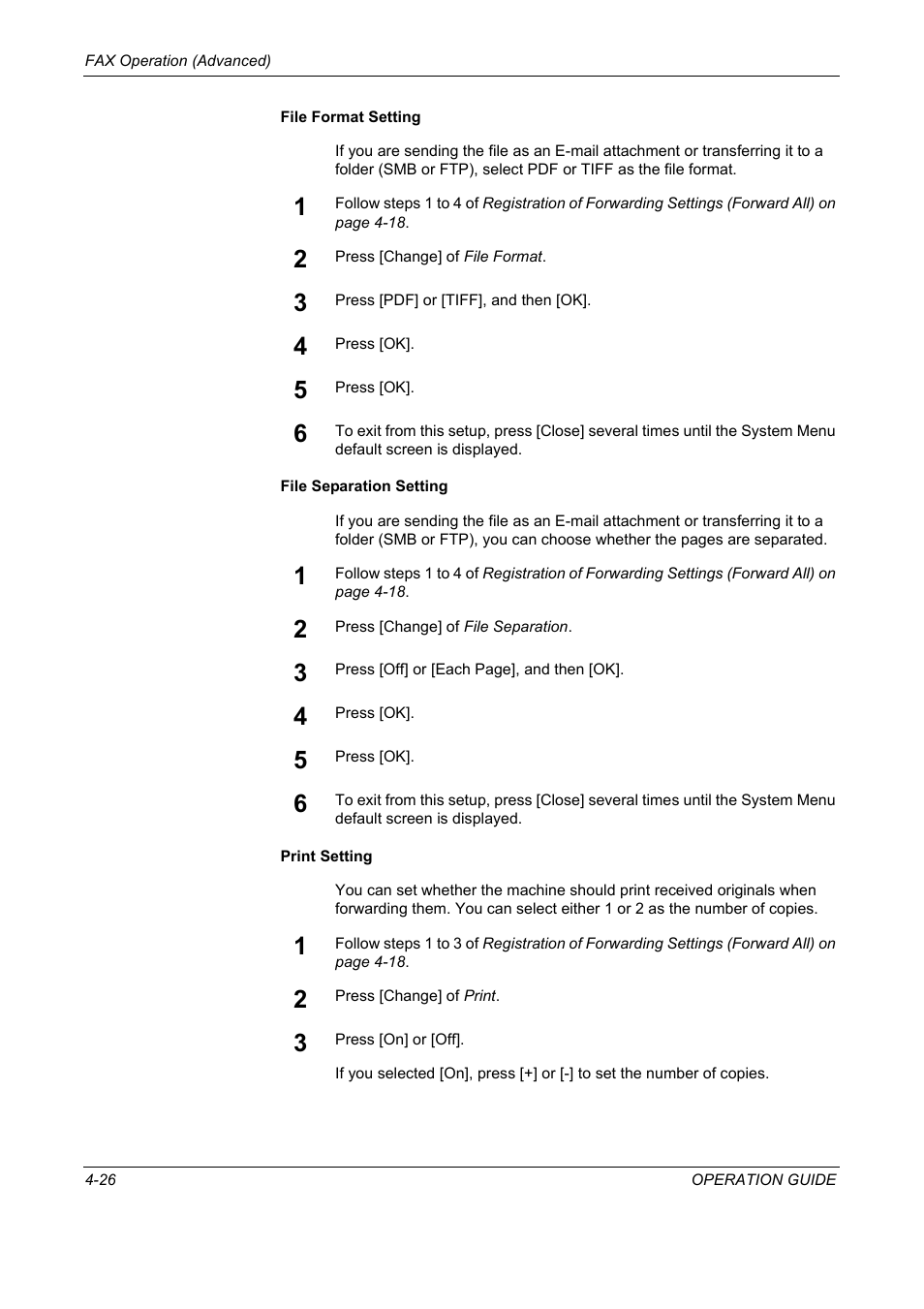 TA Triumph-Adler DC 2325 User Manual | Page 92 / 240