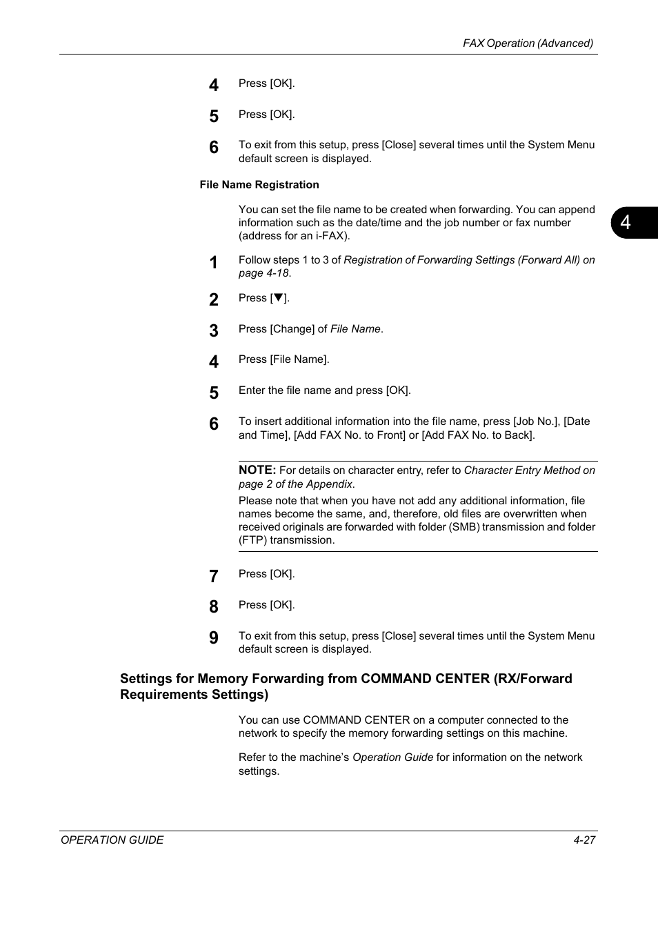 TA Triumph-Adler DC 2325 User Manual | Page 93 / 240