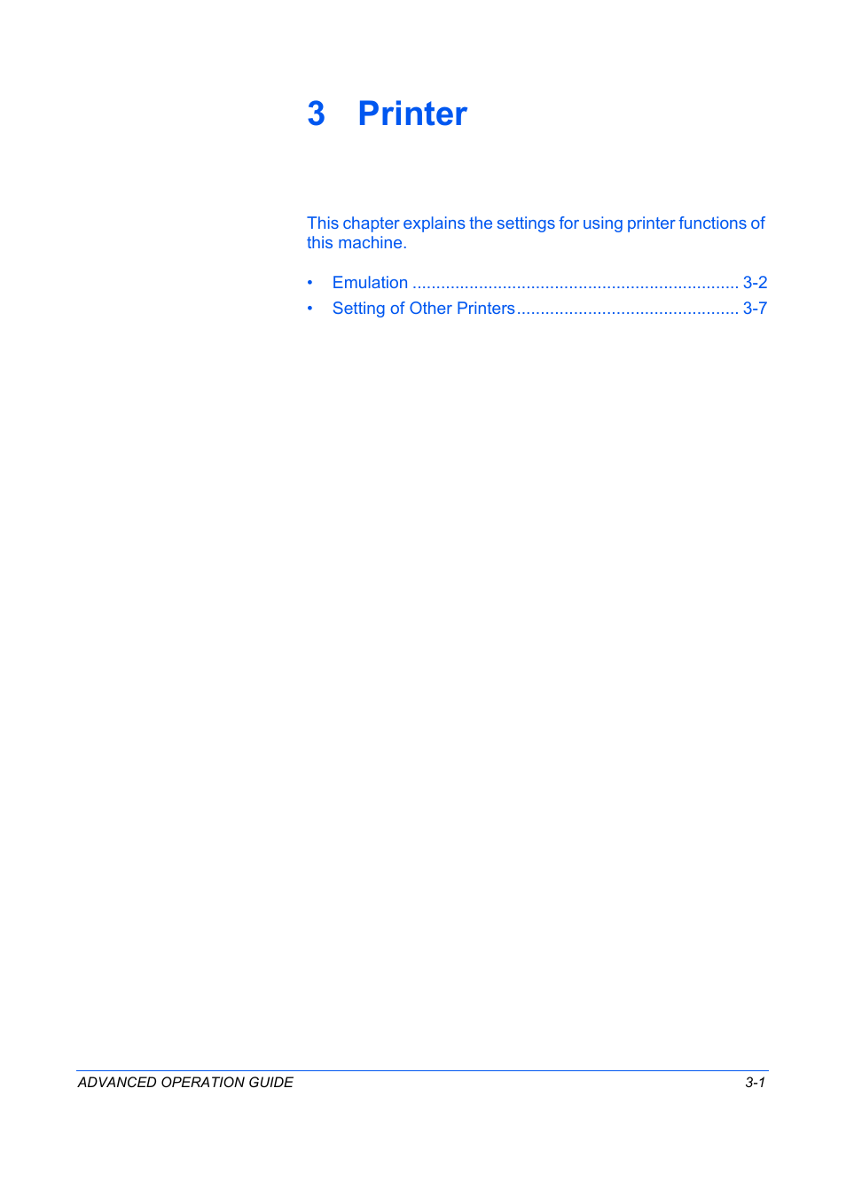 3 printer, Printer | TA Triumph-Adler DC 2325 User Manual | Page 111 / 311
