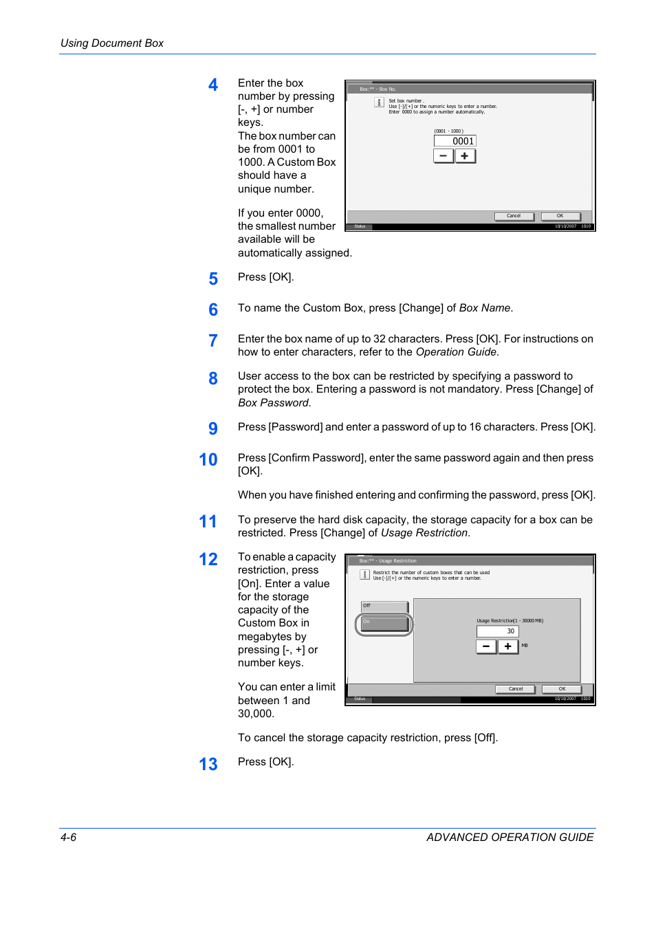 TA Triumph-Adler DC 2325 User Manual | Page 124 / 311