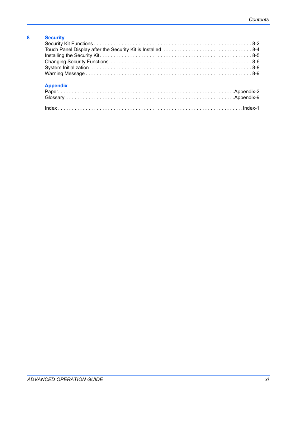TA Triumph-Adler DC 2325 User Manual | Page 13 / 311