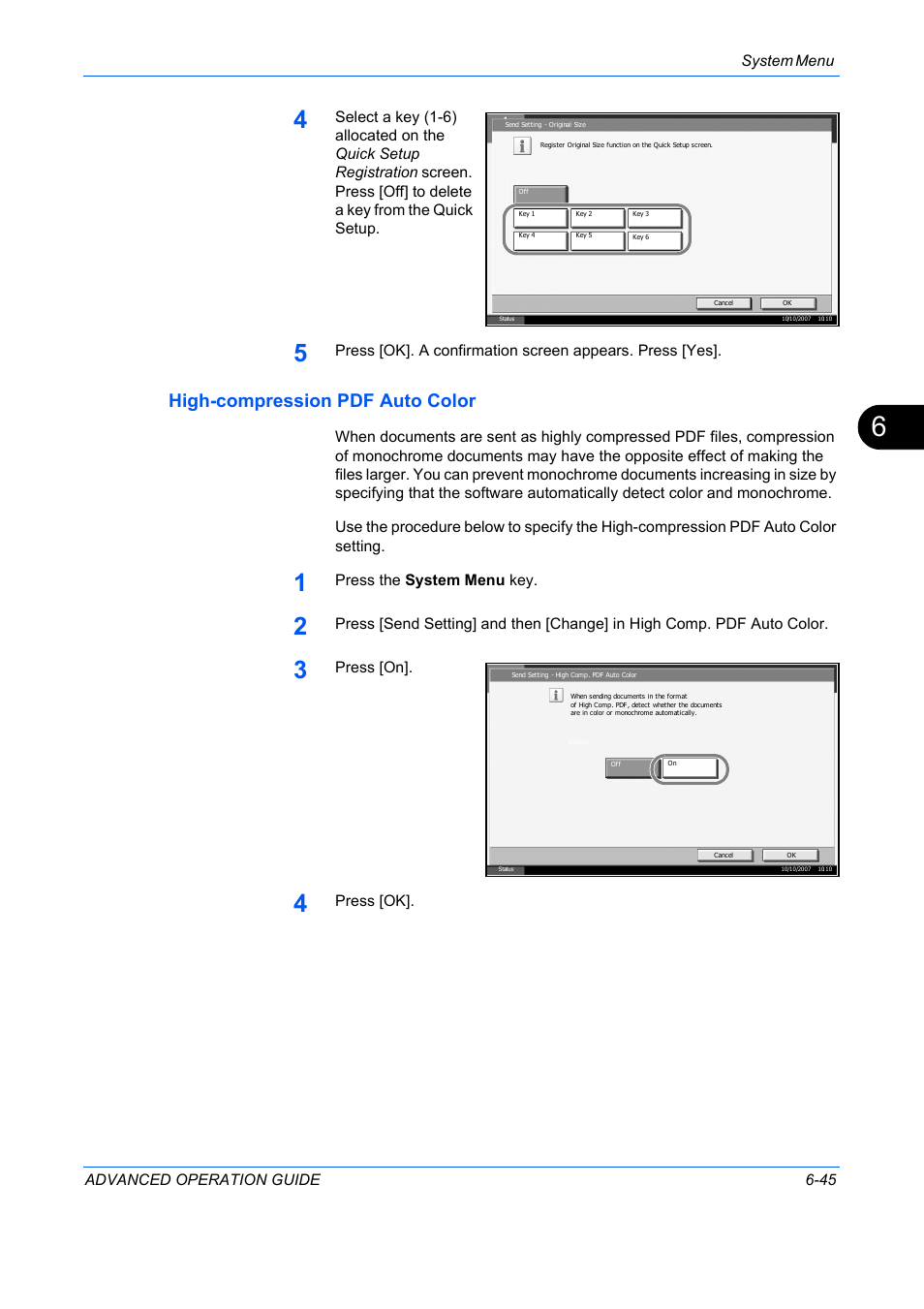 High-compression pdf auto color | TA Triumph-Adler DC 2325 User Manual | Page 213 / 311