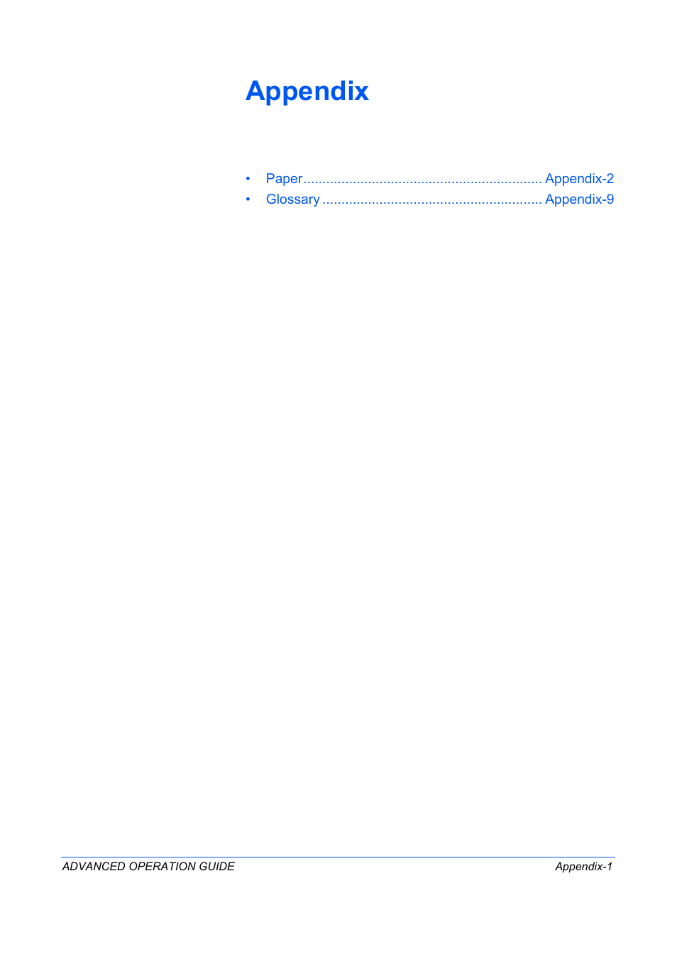 Appendix | TA Triumph-Adler DC 2325 User Manual | Page 293 / 311