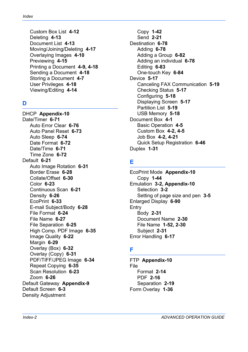 TA Triumph-Adler DC 2325 User Manual | Page 306 / 311