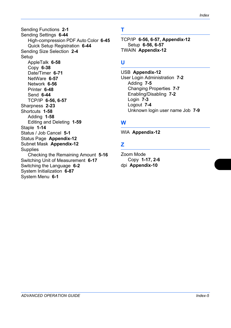 TA Triumph-Adler DC 2325 User Manual | Page 309 / 311