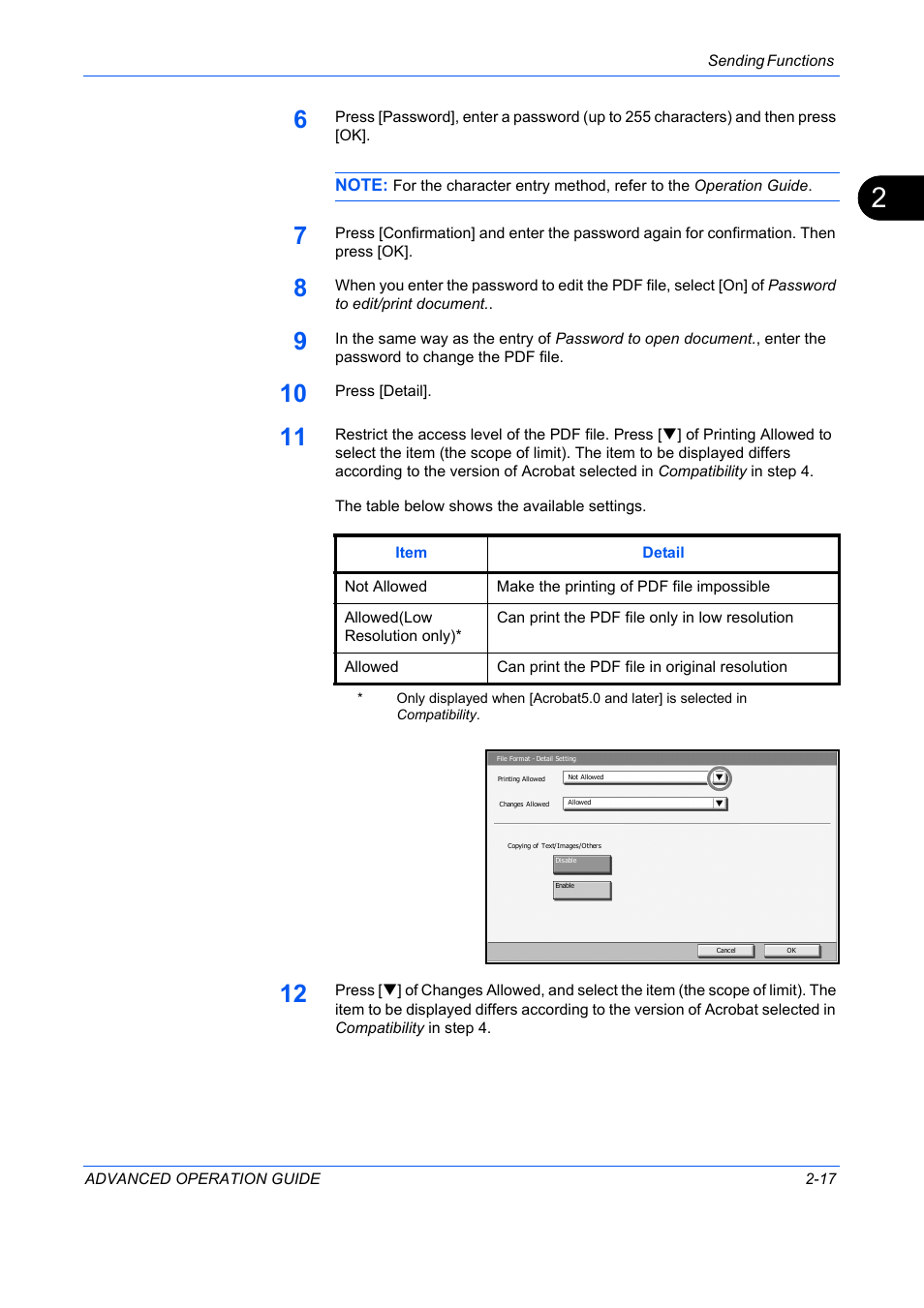 TA Triumph-Adler DC 2325 User Manual | Page 91 / 311