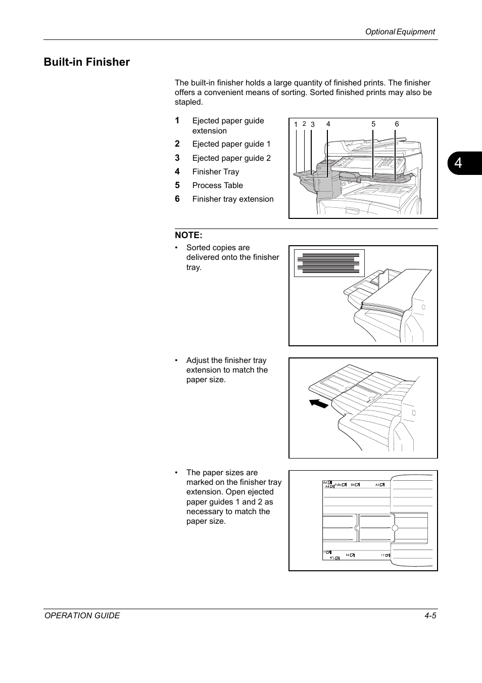 Built-in finisher, Built-in finisher -5 | TA Triumph-Adler DC 2325 User Manual | Page 157 / 229
