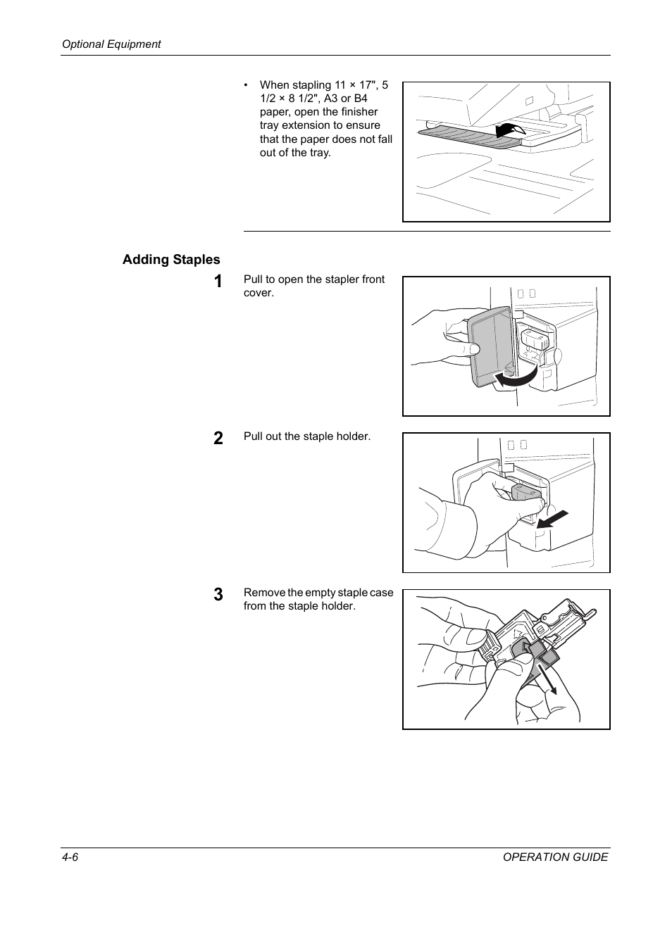 Adding staples | TA Triumph-Adler DC 2325 User Manual | Page 158 / 229