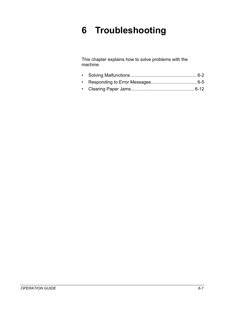 6 troubleshooting, Troubleshooting, R 6 - troubleshooting | TA Triumph-Adler DC 2325 User Manual | Page 181 / 229