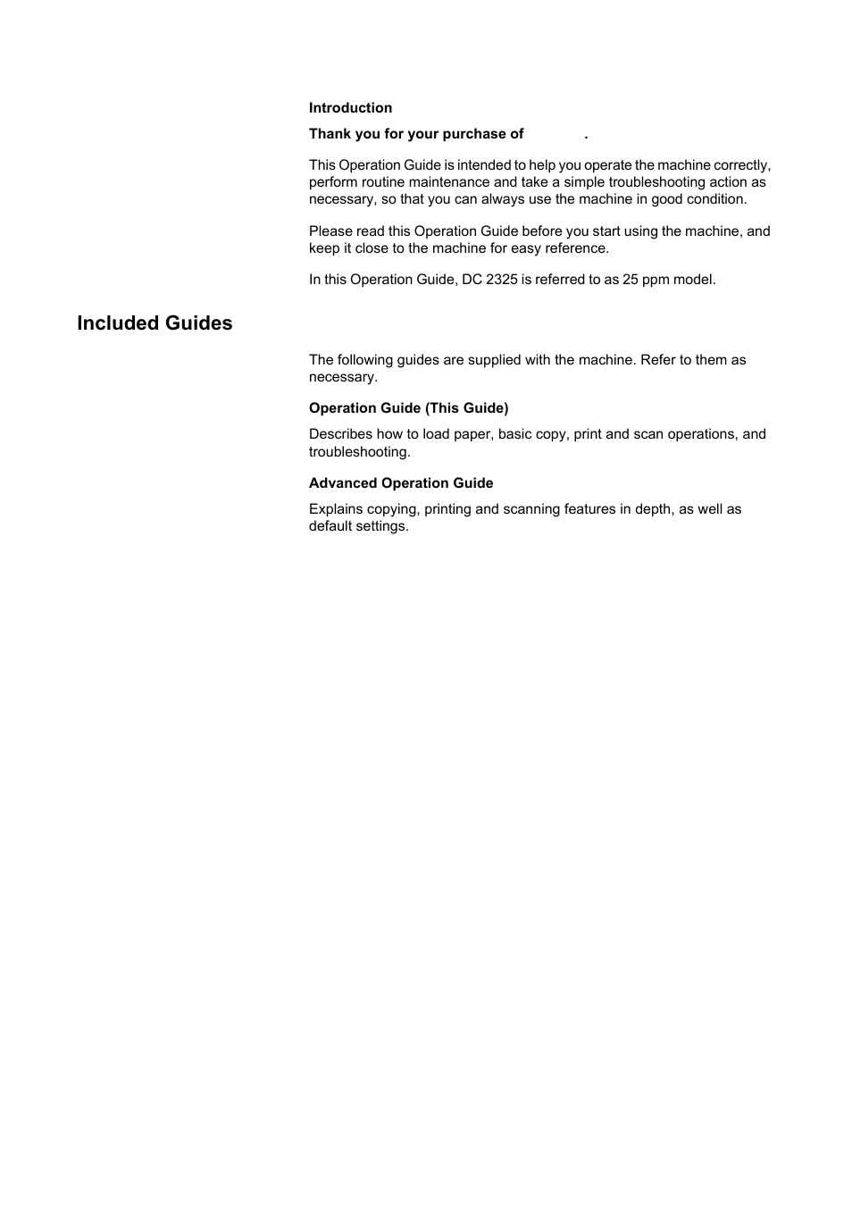 Included guides | TA Triumph-Adler DC 2325 User Manual | Page 2 / 229