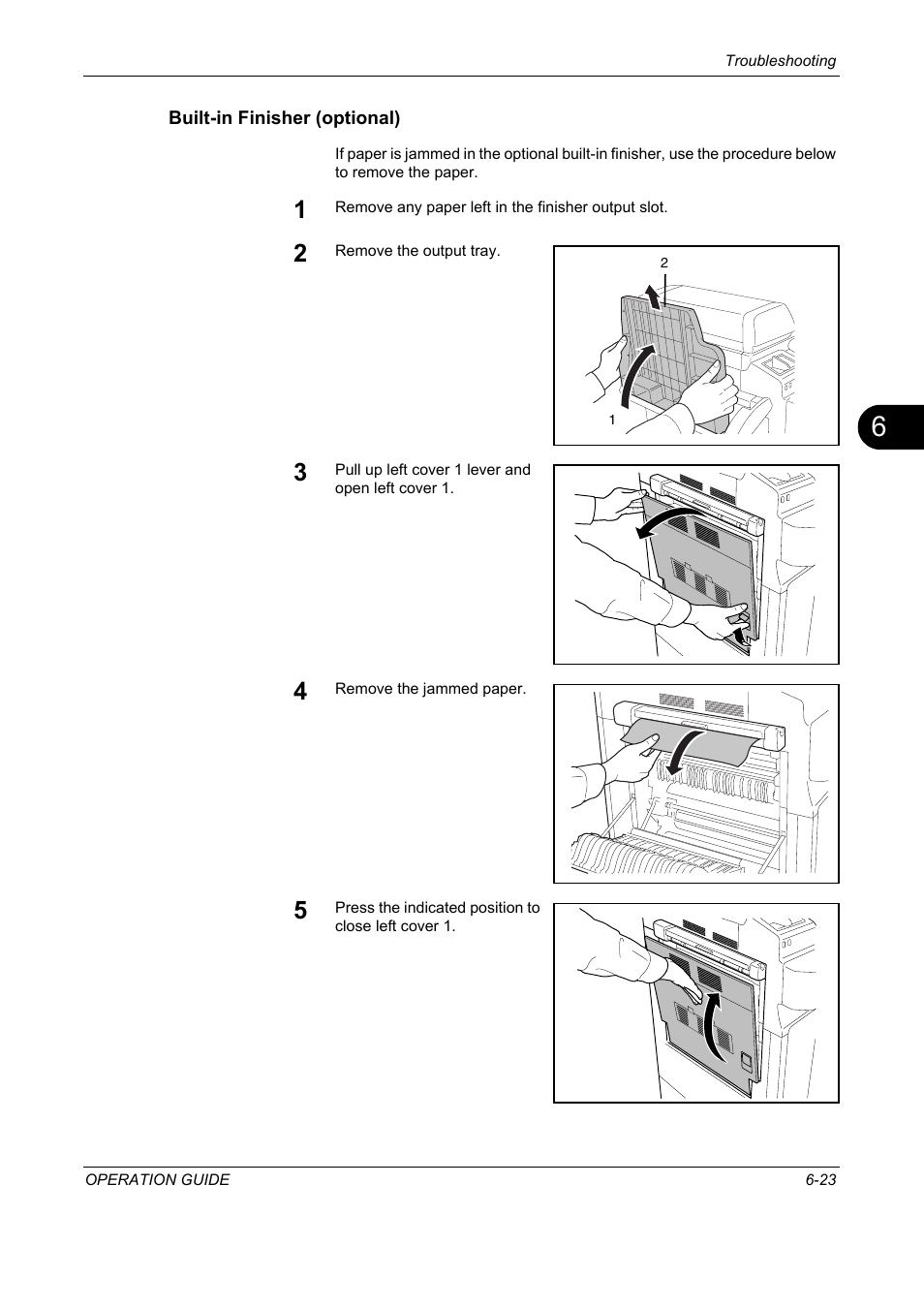 Built-in finisher (optional) | TA Triumph-Adler DC 2325 User Manual | Page 203 / 229