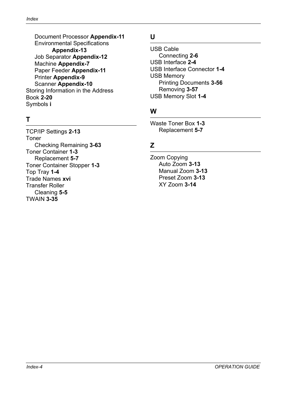 TA Triumph-Adler DC 2325 User Manual | Page 226 / 229