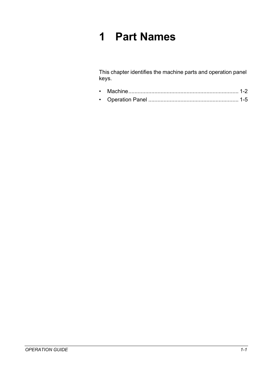 1 part names, Part names, R 1 - part names | TA Triumph-Adler DC 2325 User Manual | Page 29 / 229