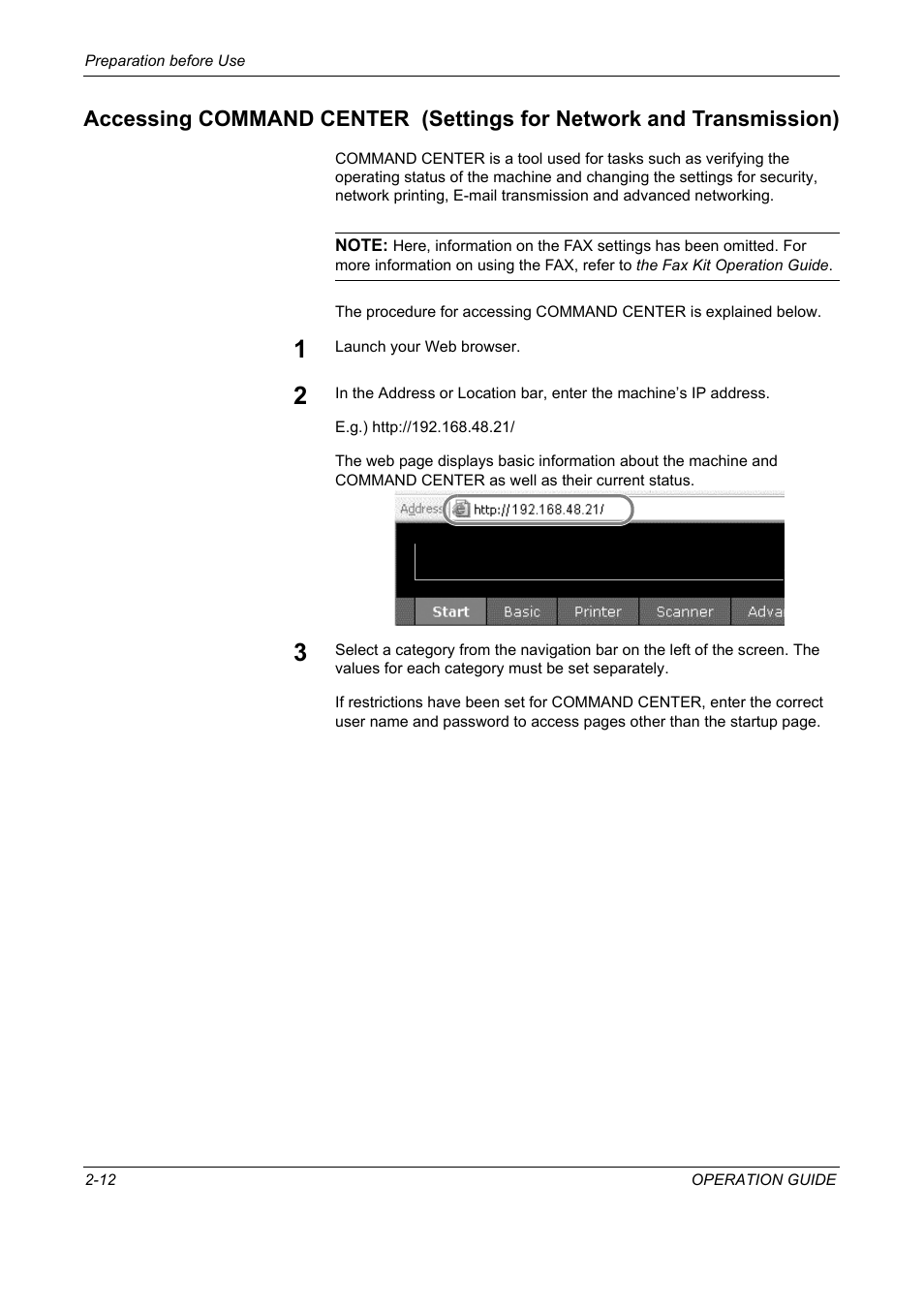 TA Triumph-Adler DC 2325 User Manual | Page 46 / 229