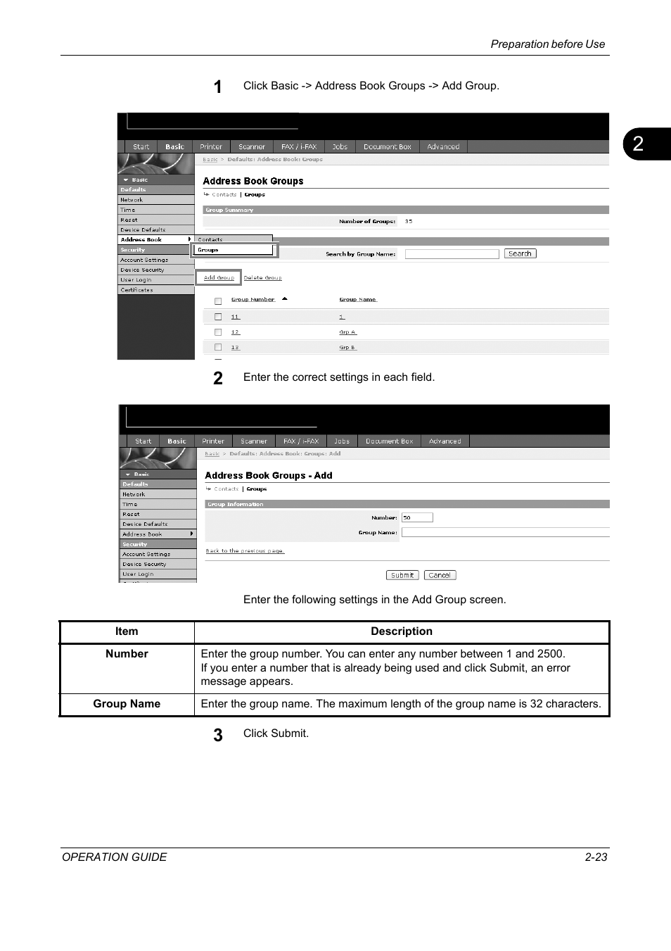 TA Triumph-Adler DC 2325 User Manual | Page 57 / 229