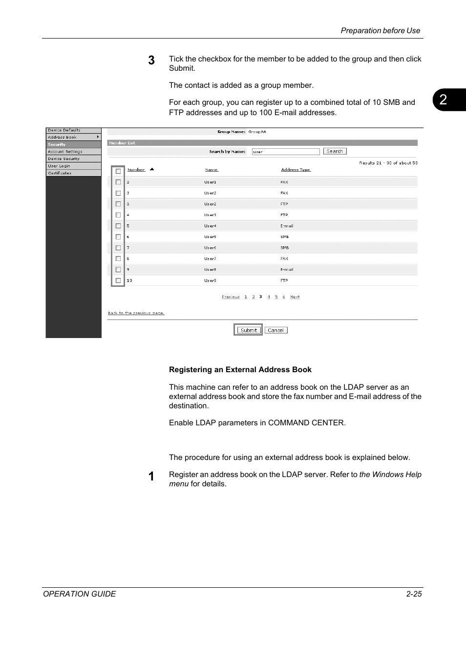 TA Triumph-Adler DC 2325 User Manual | Page 59 / 229