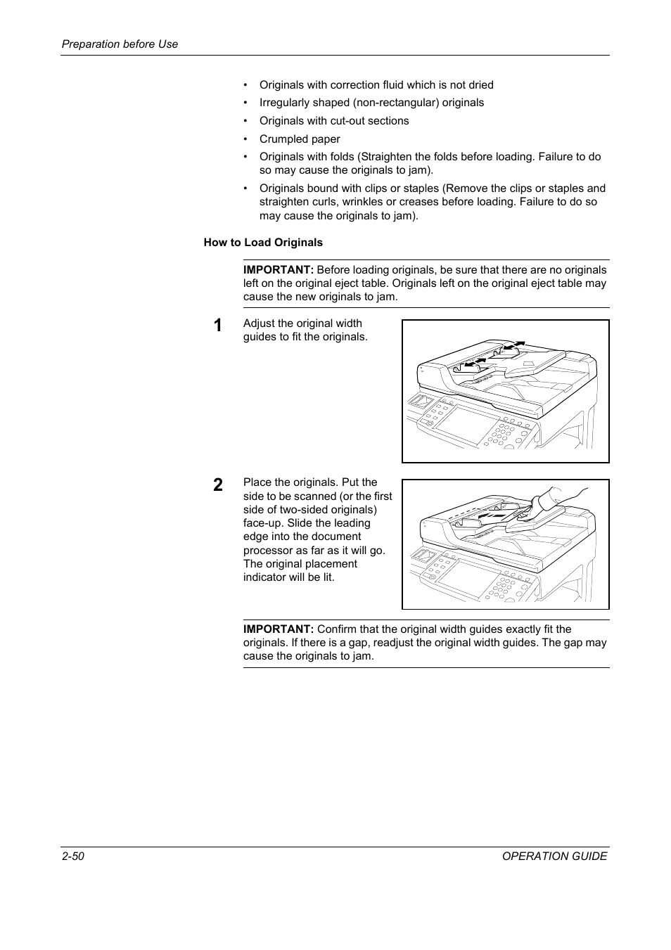 TA Triumph-Adler DC 2325 User Manual | Page 84 / 229