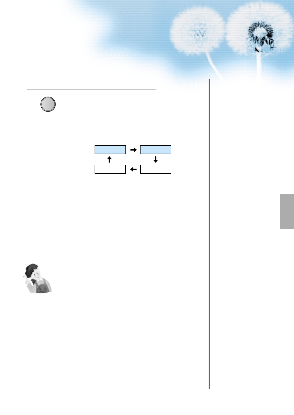 Input select, Select a desired channel and function | Daewoo DTS - 42 User Manual | Page 29 / 79