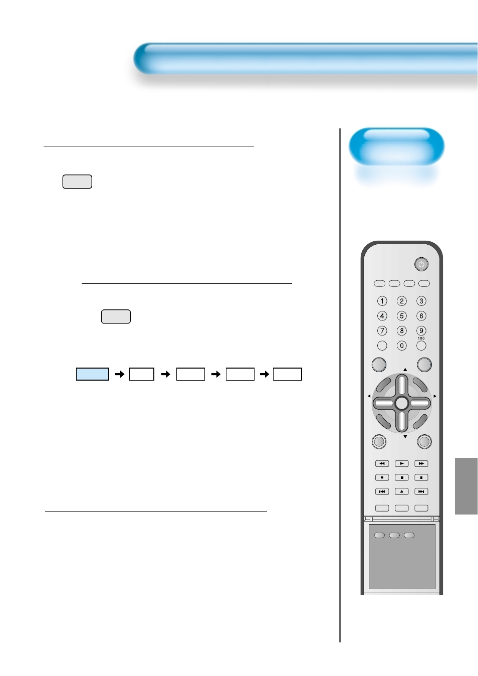 Select "sound mode, Menu will disappear, Every press of the button changes modes | Adjusting auto sound mode | Daewoo DTS - 42 User Manual | Page 55 / 79