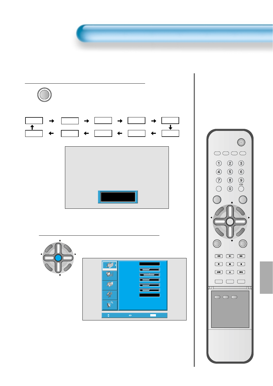 Closed caption setting, Closed caption setting in the menu | Daewoo DTS - 42 User Manual | Page 65 / 79