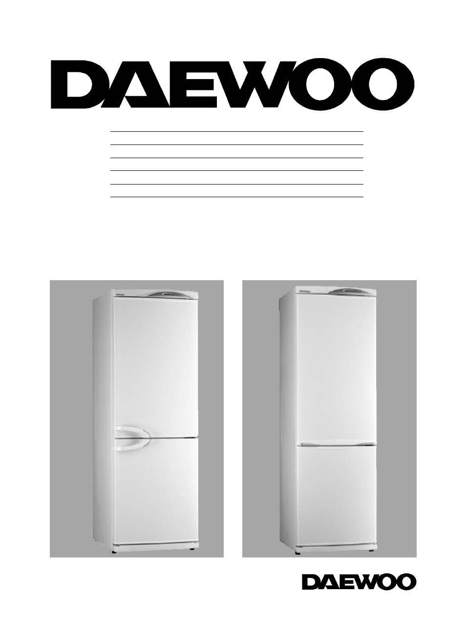 Daewoo ERF-36.M User Manual | 56 pages