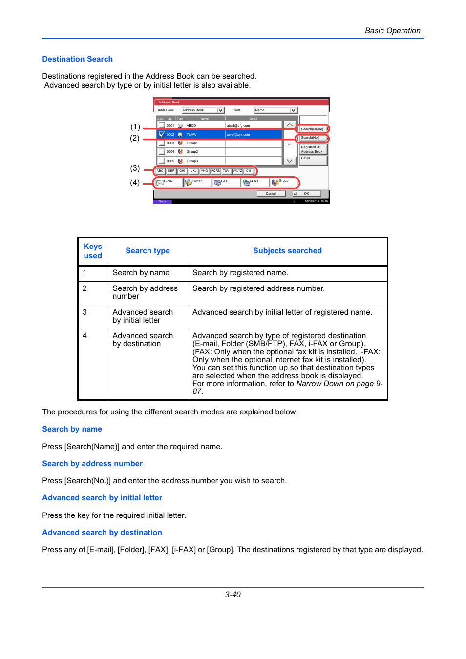 TA Triumph-Adler DC 2435 User Manual | Page 134 / 568