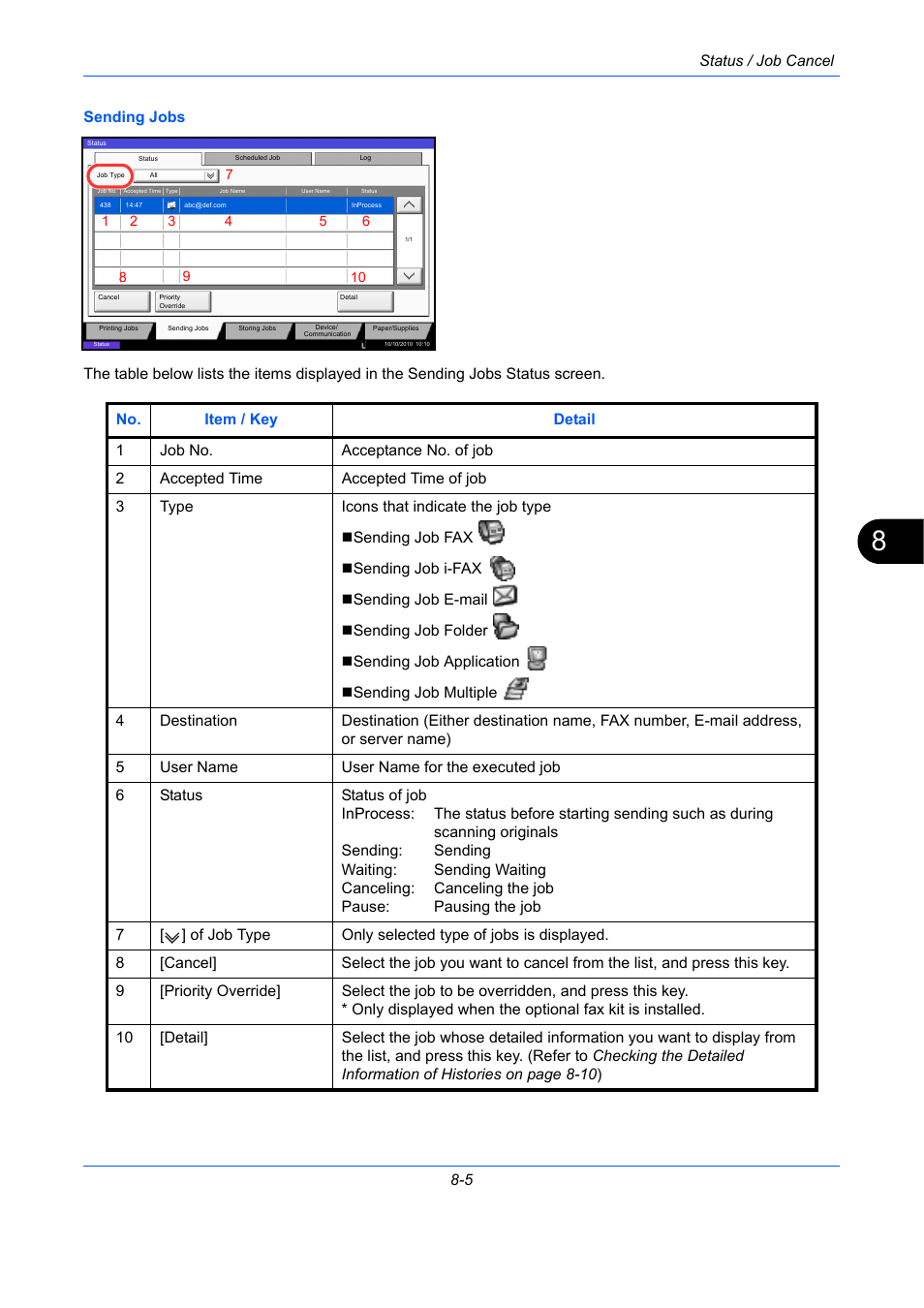 TA Triumph-Adler DC 2435 User Manual | Page 287 / 568