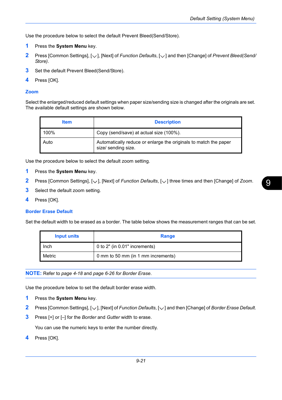 Ge 9-21) | TA Triumph-Adler DC 2435 User Manual | Page 319 / 568