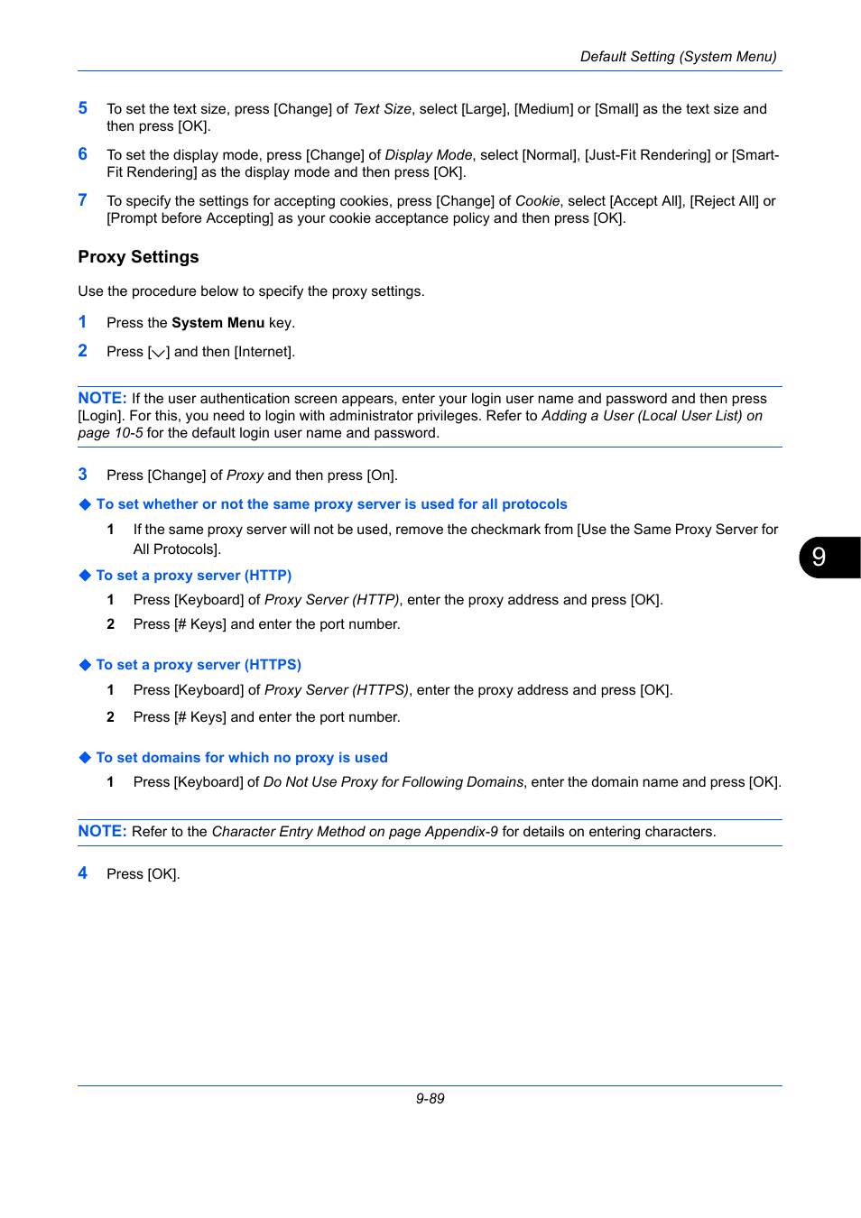 Proxy settings | TA Triumph-Adler DC 2435 User Manual | Page 387 / 568