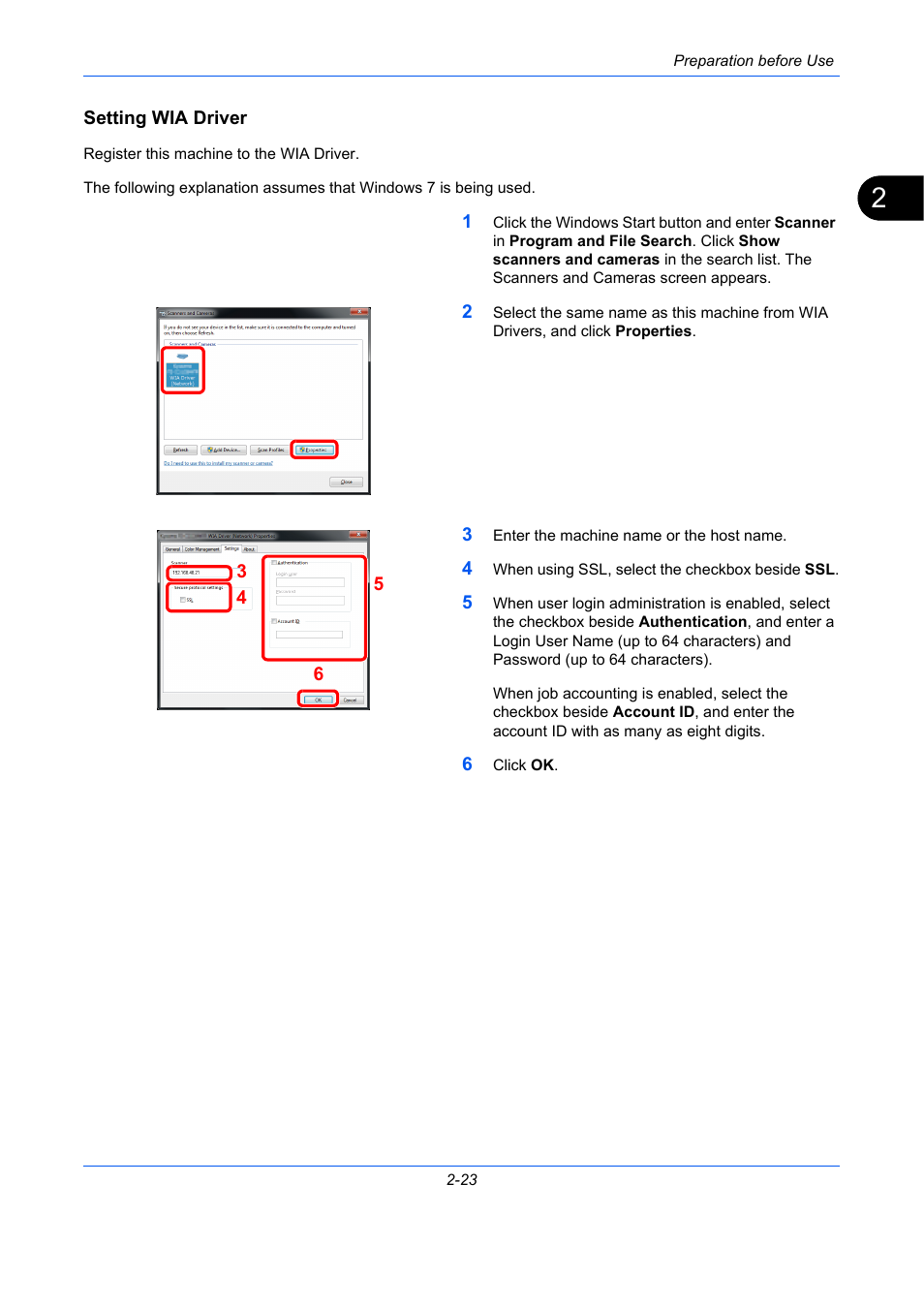 Setting wia driver | TA Triumph-Adler DC 2435 User Manual | Page 69 / 568