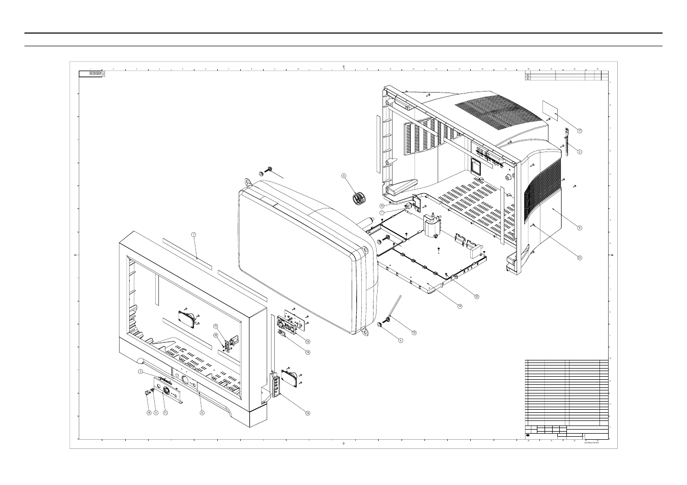 Service manual sc-150, Explode view | Daewoo DSC-3220E/3220L User Manual | Page 81 / 86