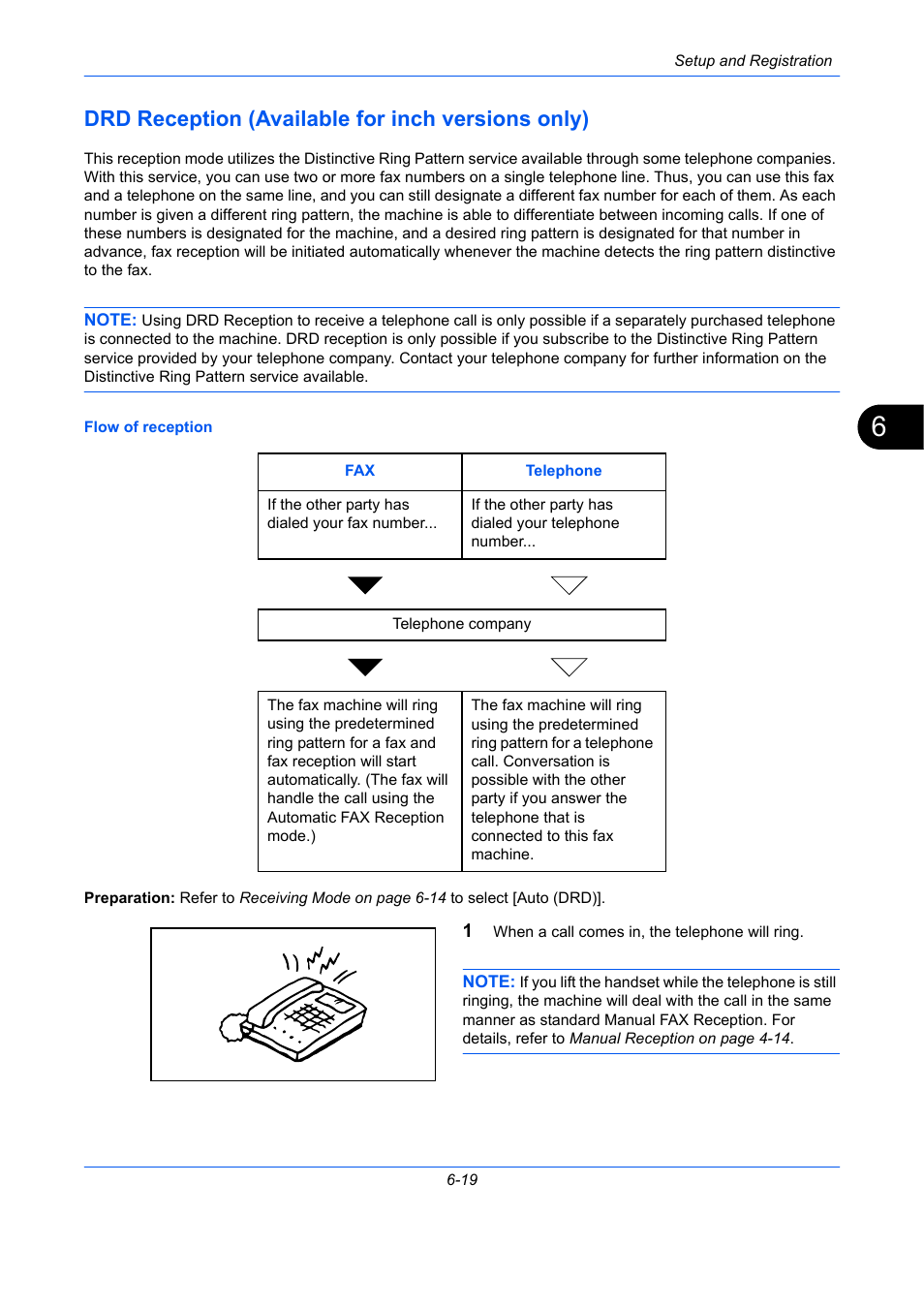 Drd reception (available for inch versions only) | TA Triumph-Adler DC 2435 User Manual | Page 167 / 250
