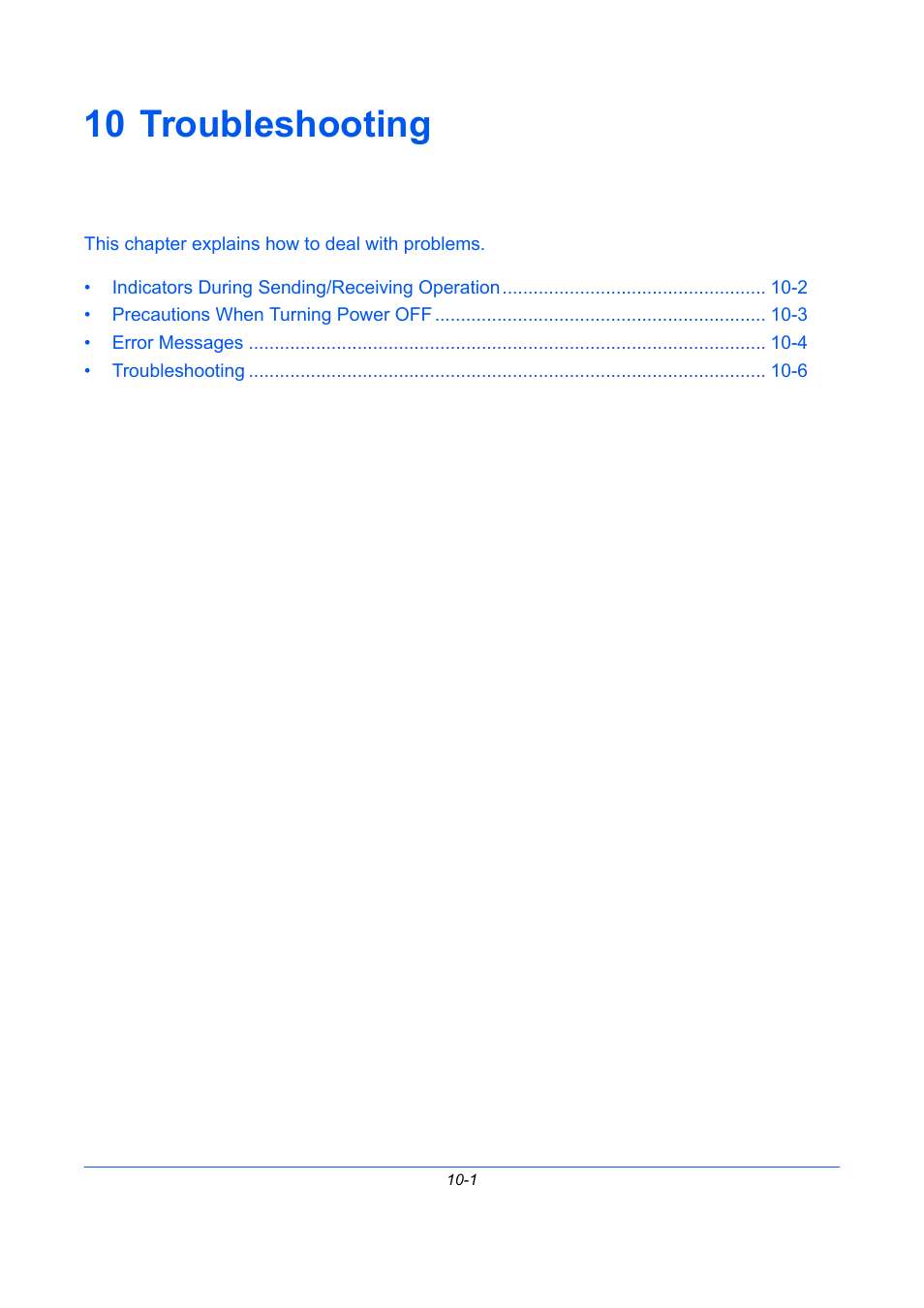 10 troubleshooting, Troubleshooting | TA Triumph-Adler DC 2435 User Manual | Page 215 / 250