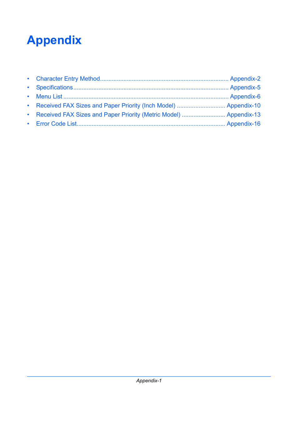 Appendix | TA Triumph-Adler DC 2435 User Manual | Page 223 / 250