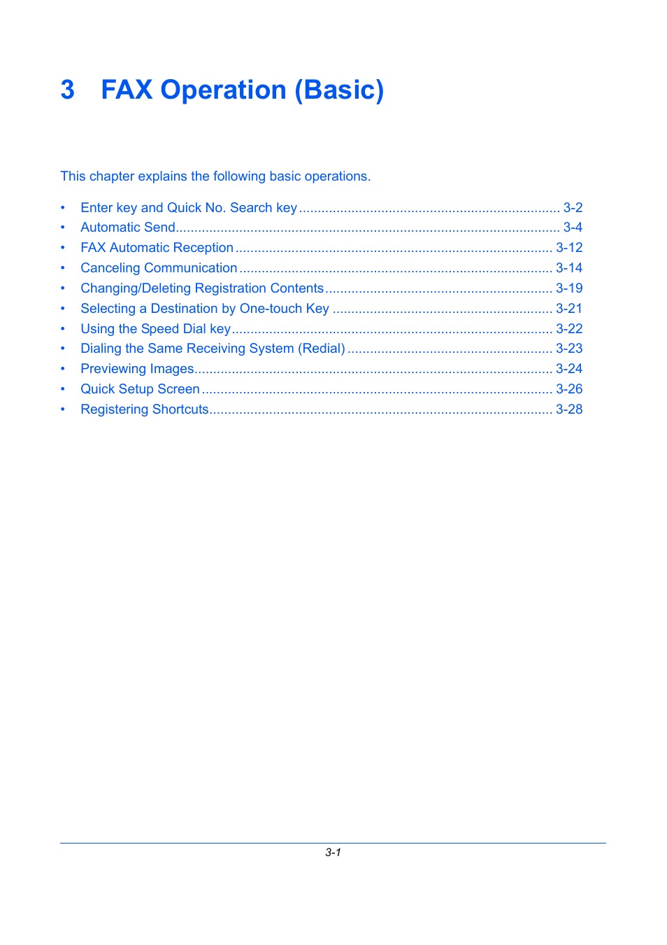 3 fax operation (basic), Fax operation (basic), Chapter 3 - fax operation (basic) | TA Triumph-Adler DC 2435 User Manual | Page 41 / 250