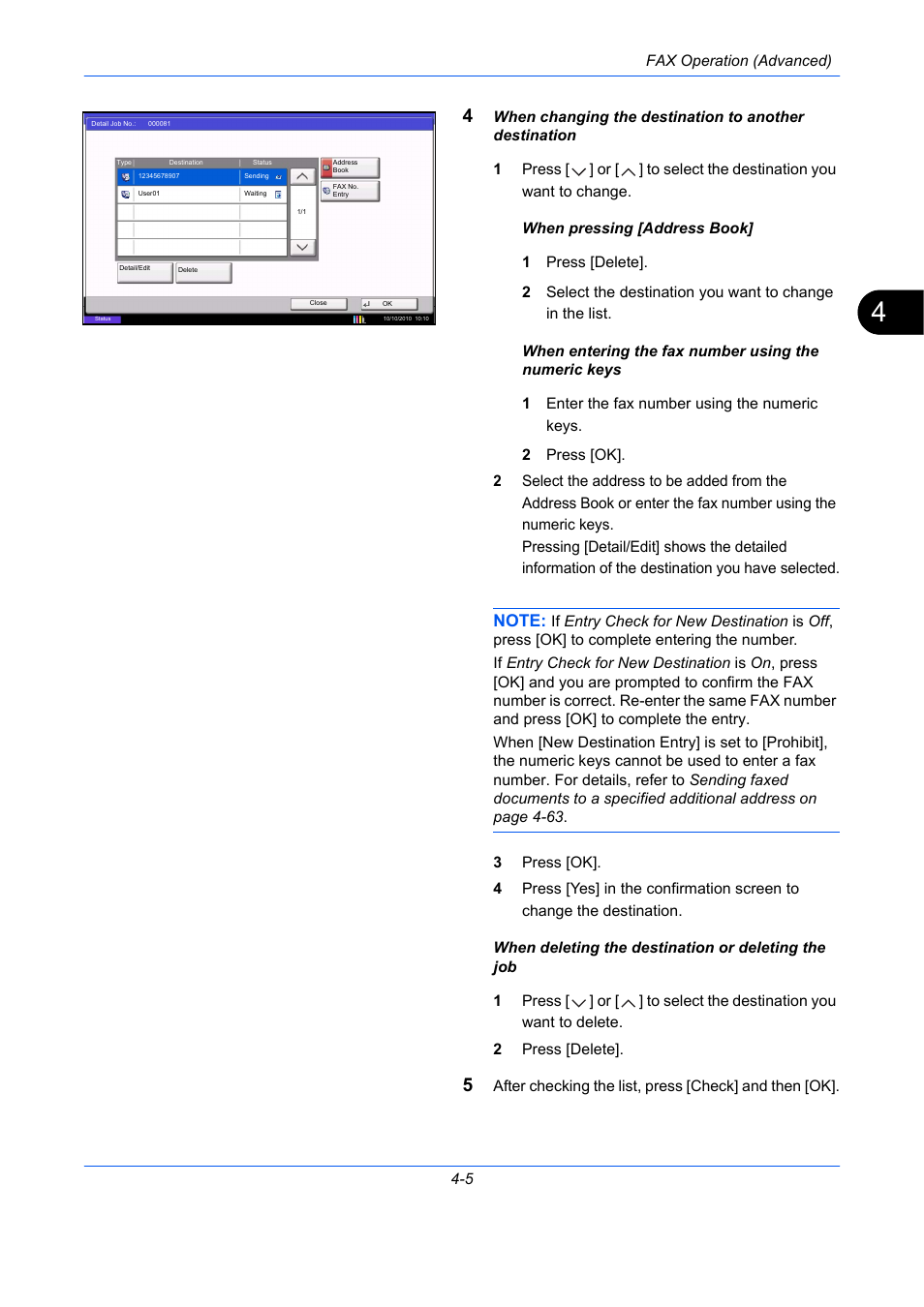 TA Triumph-Adler DC 2435 User Manual | Page 73 / 250